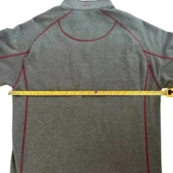 Orvis Men’s Trout Bum  1/4 Zip Gray Pullover Size Medium - Picture 7 of 8